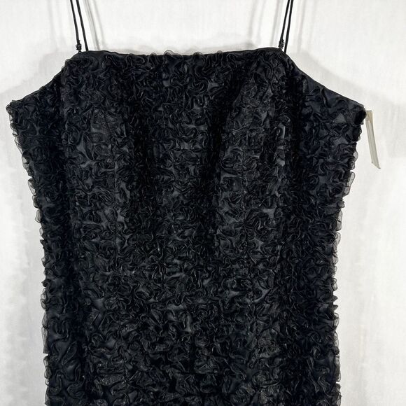 Vintage Chetta B Size 6 Evening Gown Silk‎ Ruffled Full Length Dress Formal 1459 - Picture 4 of 13